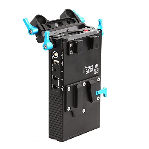 Fotga Dp500 15Mm Rail V-Mount Power Supply Bp Battery Plate & Charger For Sony A7/A7R/A7S A9 A6500 Panasonic Canon Eos 5D 6D 7D Ii Iii Nikon Dslr Camera Monitor W/Lock Blackmagic Bmpcc 4K 6K Pro #TOP1