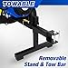 BILT HARD Wood Chipper with Tow Hitch - 7.5 HP 224cc Gas Powered Shredder Towable, 3 in 1 Multi-Function Heavy Duty, 3