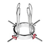BDSMAGE Analplug Edelstahl für Anal Vaginal Dehnung,Dilator Buttplug Analspielzeuge Fisting Plugs Sexspielzeug Anal Toys erotisches Sex Spielzeug für Paare Frauen Männer extrem Sex (Silber)