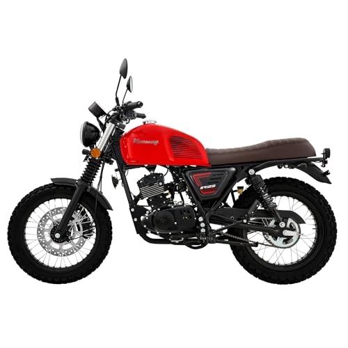 Image of KeeWAY SR 125 Dual Channel Abs Motorcycles /Bike Red Booking for Ex-Showroom Price