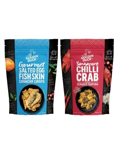 The Golden Duck Gourmet Salted Egg Fish Skin and Singapore