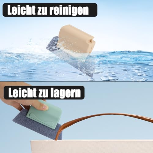 Fosoloni 15 Stück Fensterrillen Reinigungswerkzeug Set, Reinigungsbürsten für Fensterschlitze, Bürste Fensterrahmen Reiniger FensterreinigungsbüRste Fensterrillen für Küche, Badezimmer