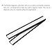 MECCANIXITY Label Holders 0.5'' x 4'' C Channel Rubber Magnetic for Metal Shelves Organize, Office File Cabinets Pack of 30