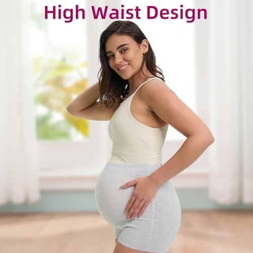 Culotte de maternité extensible contre les irritations post-accouchement lot de 8 gris - 4