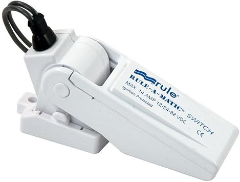 Rule 35A Marine Rule-A-Matic Switch - 12V Automatic Bilge Pump Switch - Mercury Free, Durable, Reliable, and Easy to Install