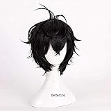 Persona 5 P5 Amamiya Ren Wigs Hero Kurusu Akira Wig Short Black Heat Resistant Synthetic Hair Wig + Wig Cap Coser Wig