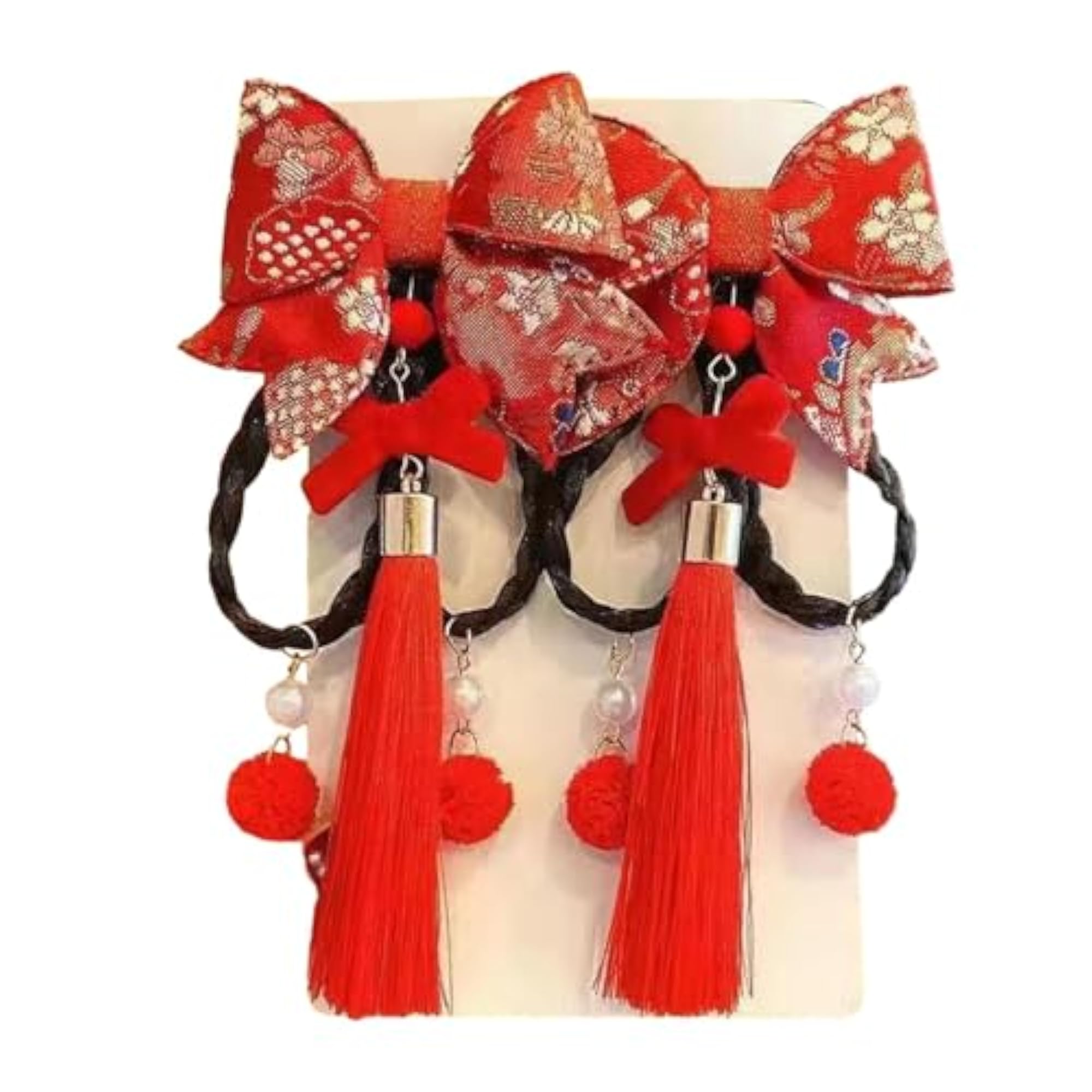 Chinoiserie Hair Clips for New Year Celebrations