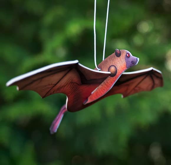 3D Vampire Bat Blood Orange Scented Deluxe Air Freshener!