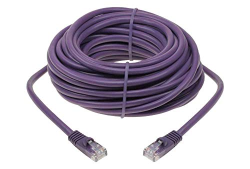40ft Cat 5E Unshielded (UTP) Ethernet Network Cable - Purple