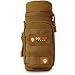 Go Time Gear Exo-Tek H2O MOLLE Water Bottle Pouch Hydration Carrier - Use as MOLLE Water Bottle Holder, Tactical Water Pouch, Hydration Carrier - Fits Up to 40 oz. Wide-Mouth Bottles (Coyote Brown)