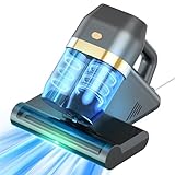 Kizivion Aspiradora Antiácaros,500W16 kPa de Succión, Luz UV-C 253.7 NM,...