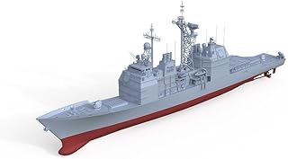 MRY-SFW Unpainted 1/2000 Model US Navy Monterey Missile Cruiser Full Hull