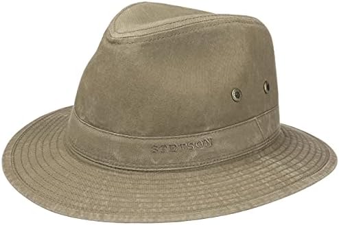 STETSON Berico Ear Flaps Travellerhoed voor heren, van stof voor de winter, met oorkussens, voering, winter, herfst-winter, bruin, XL