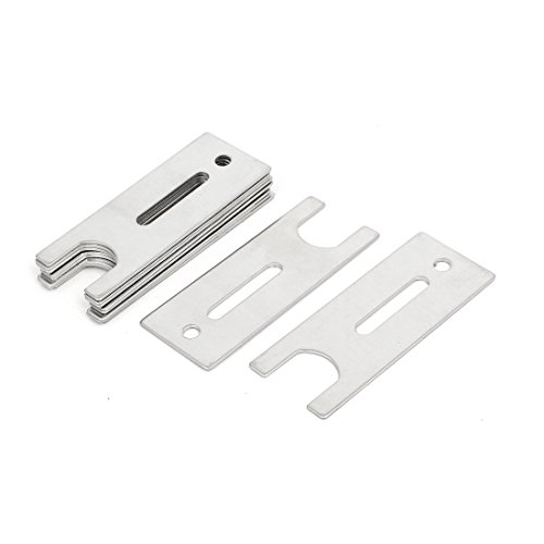 Aexit 65mmx26mm Stainless Steel Sliding Window Door Anti-theft Security Plates 10pcs (5ca78b319f933d4d00765e5d259a0581)