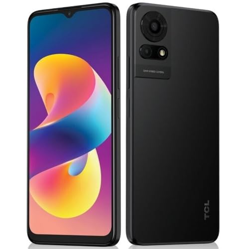TCL 50 LE 64GB Carrier Unlocked Smartphone, 6.6" HD+ Display, Android 14, Dual Camera, 4G LTE, Dark Grey (Renewed)