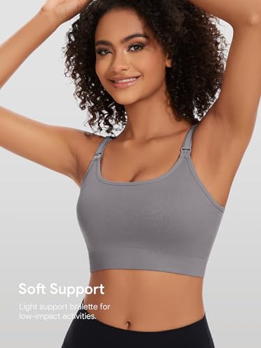 Angelhood Non-Padded Minimizer Nursing Bras for Breastfeeding Support Maternity Sports T-Shirt Bras Wireless Sleep Bralettes - Image 5