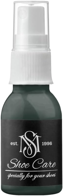 Suede & Nubuck Spray - NCS S 8005-B80G Deep Charcoal Black Sage - Color Renovator & Protection for Suede, Nubuck, Velour by MAVI STEP - 1.70 fl oz / 50 ml