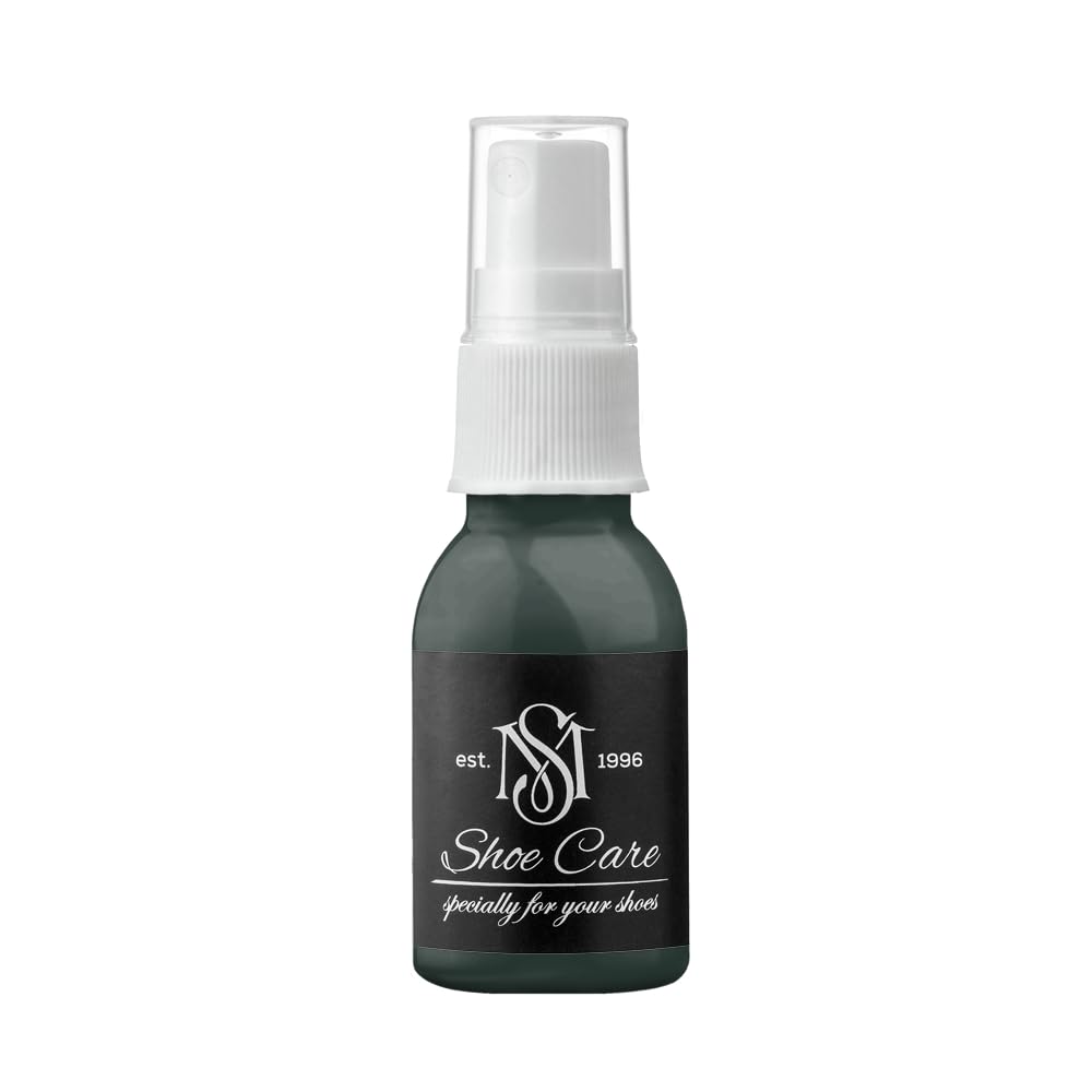 Spray do zamszu i nubuku - NCS S 8005-B80G Głęboka Szałwiowa Węglowa Czerń - Renowator koloru i impregnat do zamszu, nubuku, weluru marki MAVI STEP - 50 ml / 1.70 fl oz