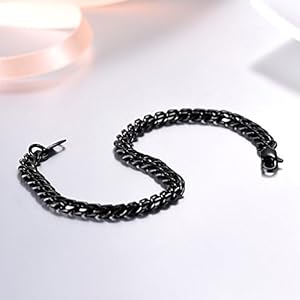 Prosteel Pantserarmband voor heren, roestvrij staal, met zware