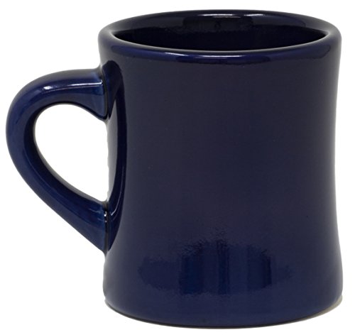 Funny Guy Mugs Classic Retro Diner Coffee Mug, Ceramic, Blue, 10 Ounce #TOP4