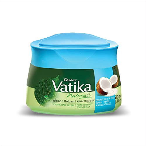 Vatika Naturals Styling Cream for Long, Curly, Dry,
