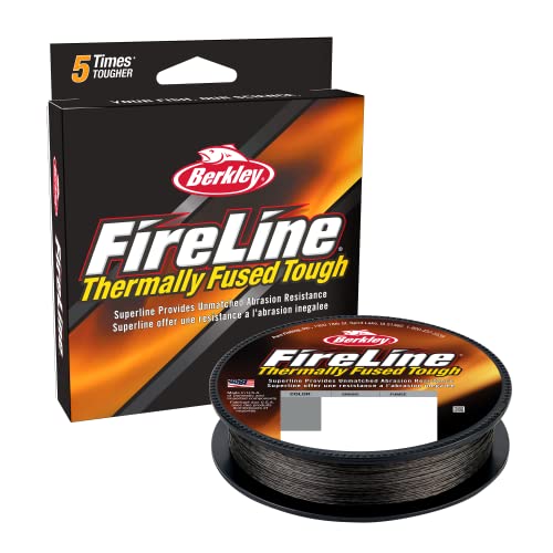 Berkley FireLine® Fused Original - 8-Strand Superline, Ultra-zähe & Abriebfeste geflochtene Angelschnur für überragendes Feingefühl und geschmeidige Würfe, Crystal, 0,10 mm, 6,2 kg, 164 yd|150m
