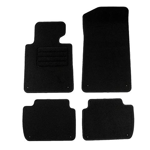 TEXER Textil Fußmatten Passend für BMW 3 E46 Bj. 1998-2007 Basic