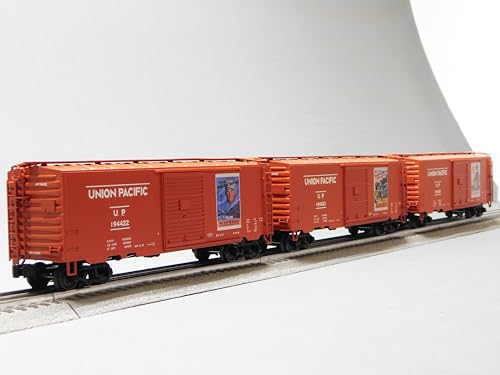 Lionel Union Pacific WWII BOXCAR Art PS1 Pack #7 O Gauge 3 CAR Set 2442250