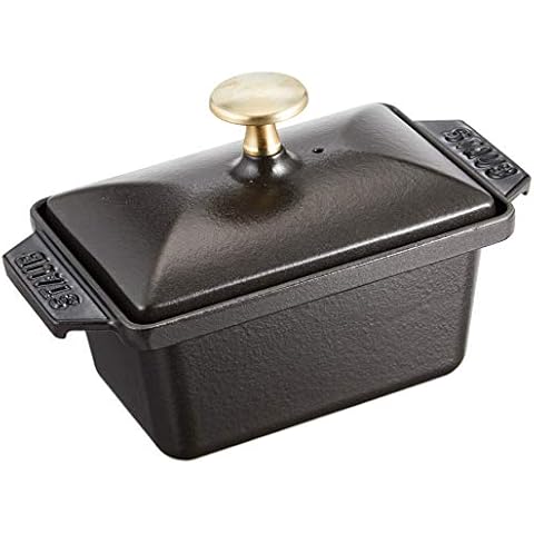 STAUB Small Rectangular Terrine with 2 Handles and Special Opening Lid Cover