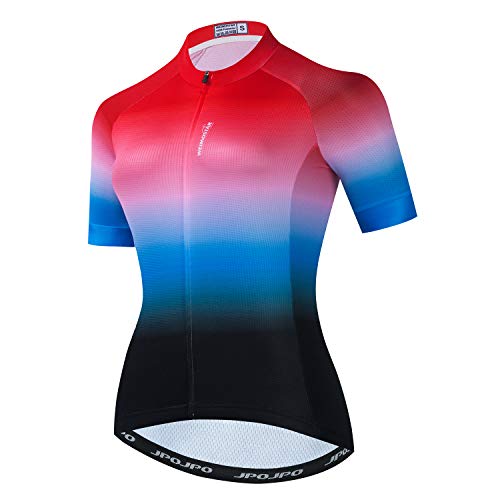 Radtrikot Damen Sportswear Fahrradbekleidung Mädchen Fahrrad Top MTB Trikots Atmungsaktiv S-2XL - - Brust 84/90 cm (M)