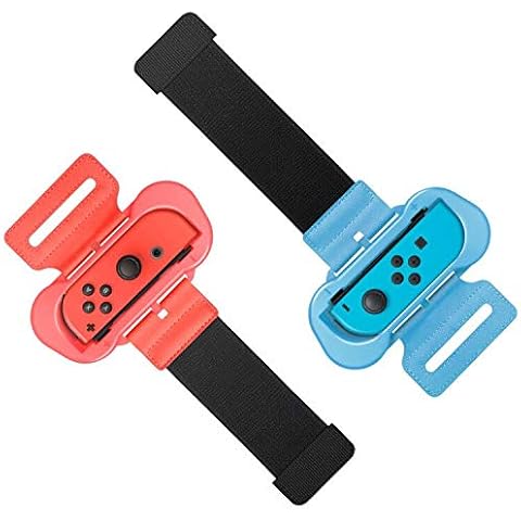 FASTSNAIL 2Pack Straps for Just Dance 2023/2022/2021/2020 Switch Wrist Band for Nintendo Switch JoyCons/OLED Controller, Dance Game Wrist Strap,Elastic Wristband with Gamepad Fit for Children Adults Cover