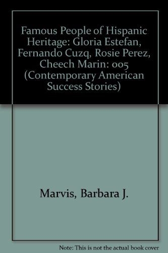 Famous People of Hispanic Heritage: Gloria Estefan, Fernando Cuzq, Rosie Perez, Cheech Marin (005) (CONTEMPORARY AMERICAN SUCCESS STORIES, Band 5) für 12,00 EUR bei Amazon Bild: Famous People of Hispanic Heritage: Gloria Estefan, Fernando Cuzq, Rosie Perez, Cheech Marin (005) (CONTEMPORARY AMERICAN SUCCESS STORIES, Band 5) für 12,00 EUR bei Amazon