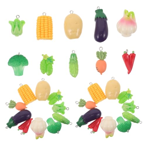 Homoyoyo Resin Vegetable Charms for DIY Jewelry Homoyoyo Resin Vegetable Charms for DIY Jewelry