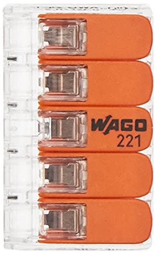 Terminal enchufable WAGO COMPACT de 5 polos con palanca integrada 2