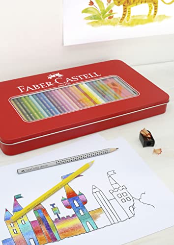 Faber-Castell Lápices de Colores Caja Metal 24 miniatura 2