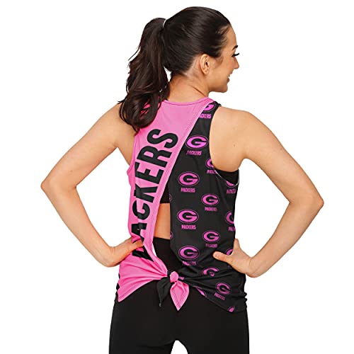 FOCO womens Nfl Team Logo Tie Breaker Tank Top Shirt, Highlights, Small US
