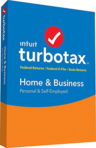 TurboTax Home and Business 2016, [Old Version] PC/Mac, Traditional Disc Office Binder (428967)