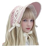 Style victorien élégant : adoptez la mode intemporelle avec ce chapeau victorien pour femme, doté d'un décor complexe en dentelle blanche et de nœuds délicats qui capturent parfaitement l'esthétique de la Renaissance pour les costumes de goûter et les occasions spéciales.