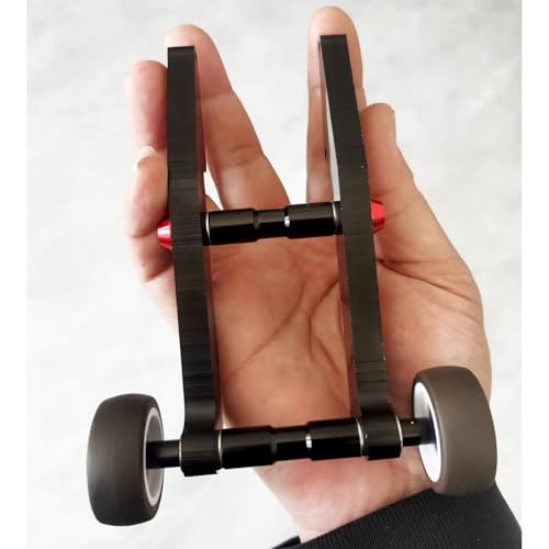 Pre-Assembled Wheelie Bar for Arrma 223S 1/10 Gorgon&Quake 2WD Upgrade Parts, Nylon Bar for Gorgon, Anti-Wheelie Bar Wheel Front Stand Up Upgraded Part Replace-Mounting Hole Spacing: 33mm