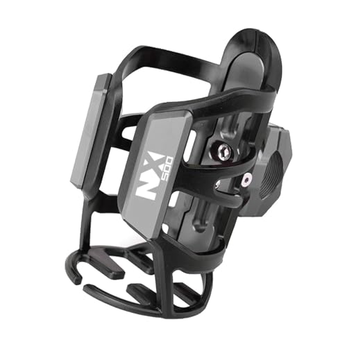 Porte-gobelet moto CNC et vélo pour Honda NX500 NX400 2024-2026 Gray A