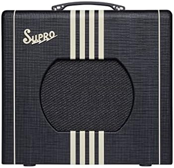 Supro 1820RBC Delta King 10 5-Watt Tube Guitar Combo Amp (Black/Cream)