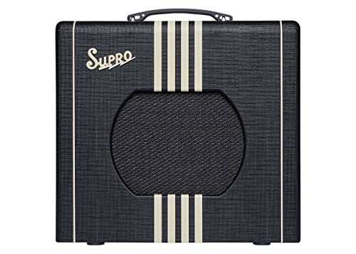 Supro 1820Rbc Delta King 10 5-Watt Tube Guitar Combo Amp (Black/Cream) #TOP5