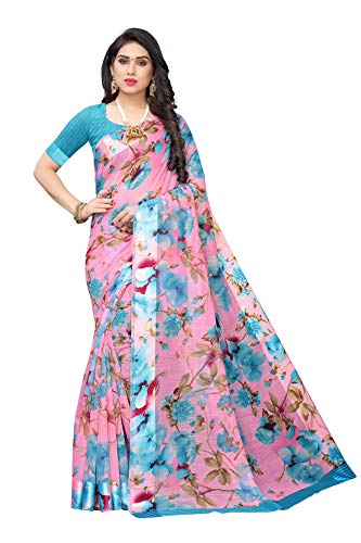 Sari indien en lin léger pour éviter la chaleur en tenue traditionnelle