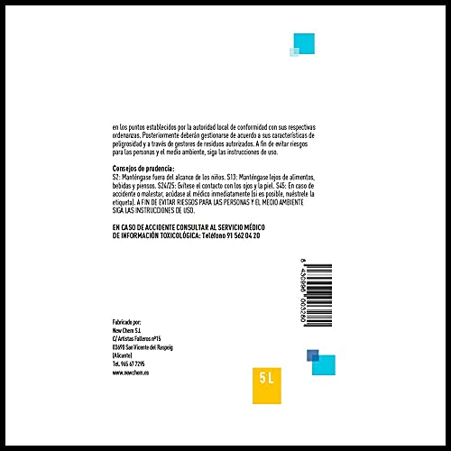 Miniatura 5 de Clarisan Clarificador Natural Liquido Para Piscinas Alta Concentración Disolución Rápida Fabricado En España Válido Para Jacuzzi, Piscinas Y Spash 5 Litros