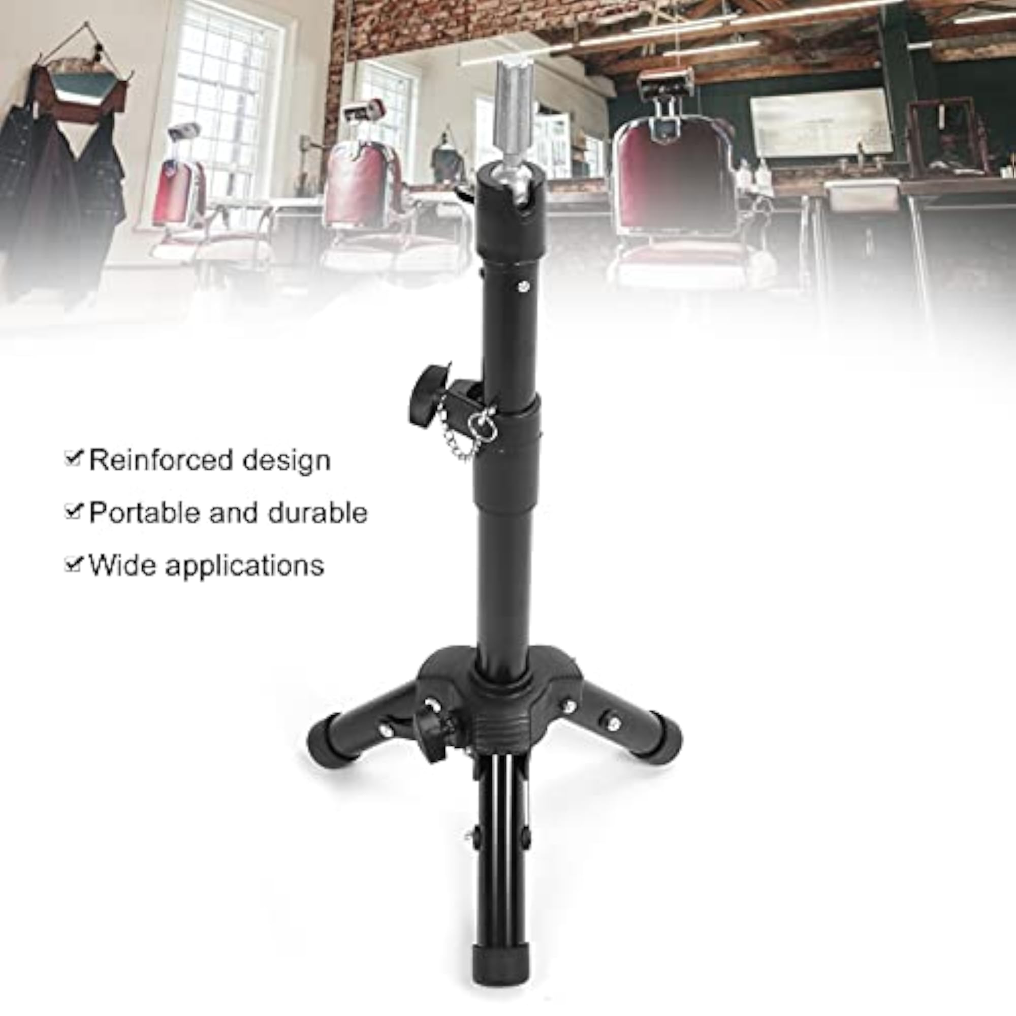 Adjustable Wig Stand for Displaying Wigs