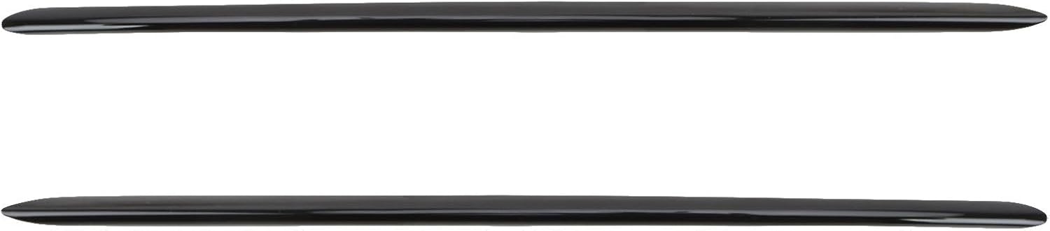 TRQ Front Lower Bumper Trim Set Compatible with 2017-2018 Mercedes-Benz E43 AMG MB1046144 MB1047144