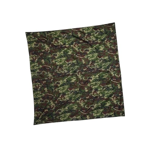 Tienda de Campaña Tarp Impermeable Refugio de Camuflaje, toldo turístico, Lona, ​​Tienda campaña, jardín, sombrilla, Hamaca for Acampar al Aire Libre, Impermeable(3x2.9m)