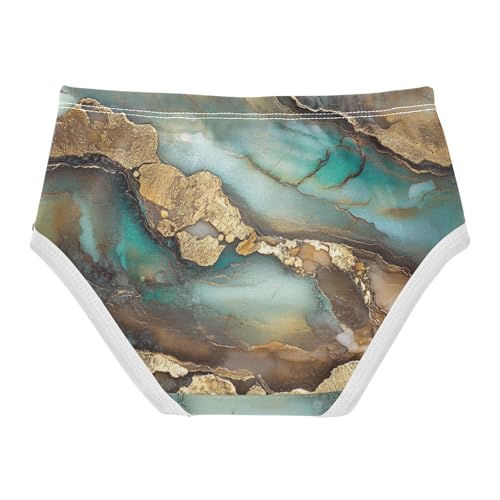 Cotton Panties Breathable Triangle Panties Organic Underpants for Young Girls in Sizes 2T-8Y2