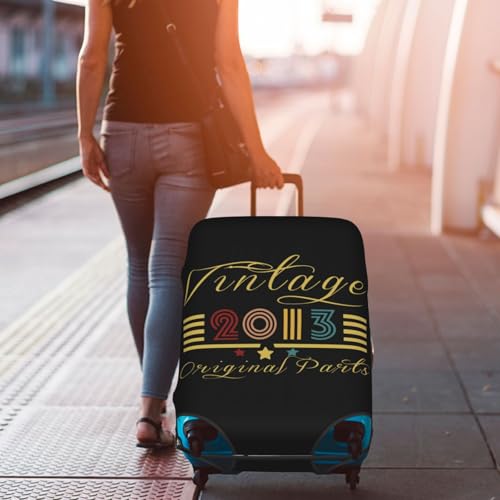 Travel Luggage Cover Vintage 2013 Original Parts Fashion Washable Baggage Suitcase Protector Fit For Luggage X-Large 7