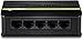 TRENDnet 5-Port Unmanaged 10/100 Mbps GREENnet Ethernet Desktop Plastic Housing Switch, 5 X 10/100 Mbps Ports, 1Gbps Switching Capacity, TE100-S5